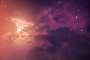 Wall Mural - night sky with stars.