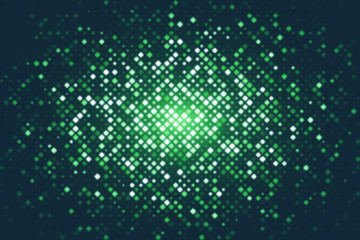 Poster - Blurry effect. Abstract blur illustration. Blurred background. Unfocused backdrop. Abstract futuristic background consisting of small squares and pixels. 