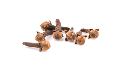 Wall Mural - dry cloves an isolated on white background