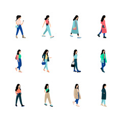 Canvas Print - Walking Women