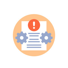 Poster - Error report or failed test icon