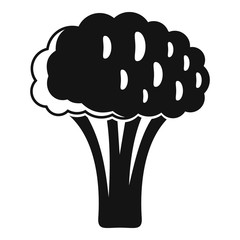 Poster - Fresh broccoli icon. Simple illustration of fresh broccoli vector icon for web design isolated on white background