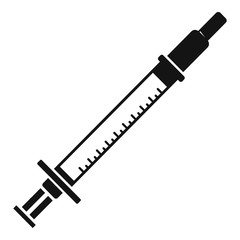 Poster - Insulin syringe icon. Simple illustration of insulin syringe vector icon for web design isolated on white background