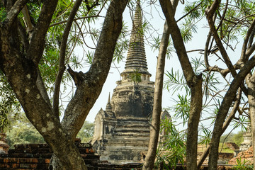 Wat Phra Si Sanphet was the holiest temple on the site of the old Royal Palace in Thailand's ancient capital of Ayutthaya