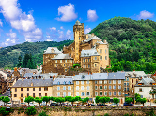 Wall Mural - Estaing- one of the most beautiful villages of France list