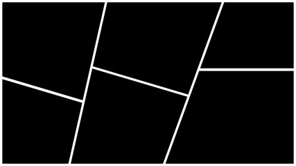 Creative vector Template Collage. Frames for photo.