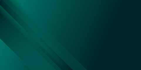 Wall Mural - modern 3d green dark background for presentation design. vector illustration design for presentation