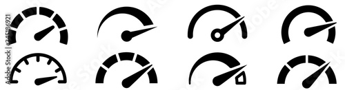 Fotografía Speedometer, tachometer icon