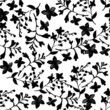 © DNZ CreativeDesign - Flower branches with leaves design seamless pattern