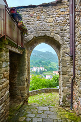 Poster - Old Castel San Niccolò in Tuscany, Italy.