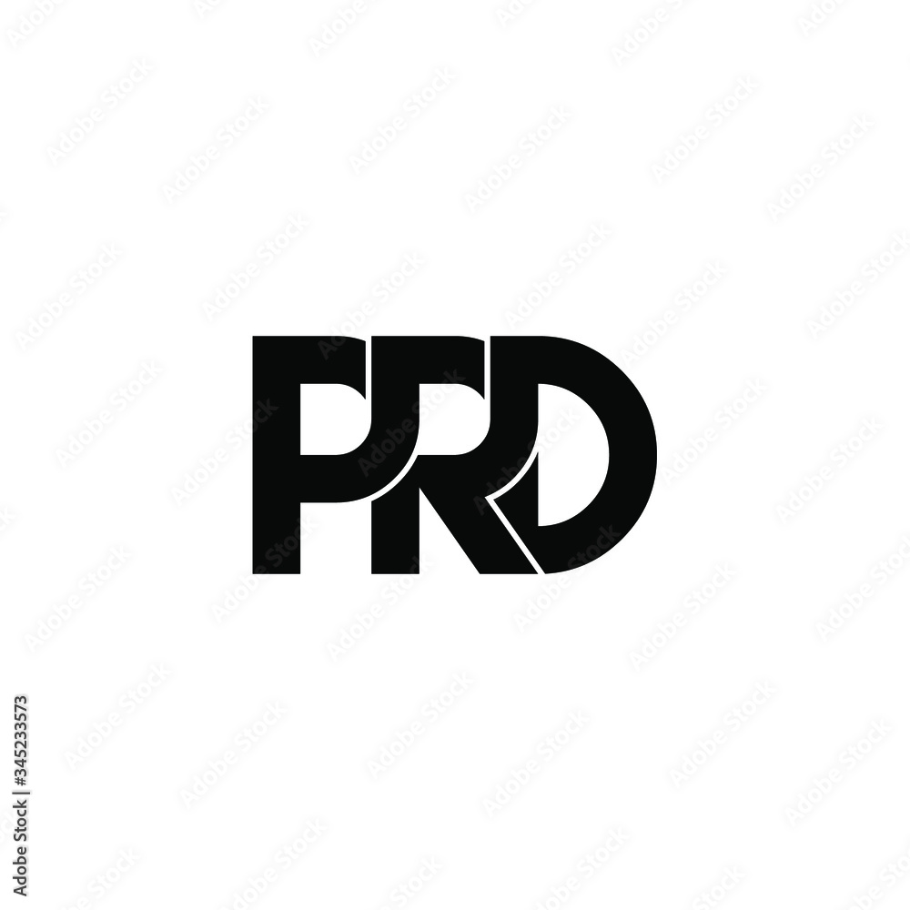 Prd File:logo prd letter original monogram logo design Stock Vector | Adobe Stock