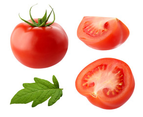 Wall Mural - tomato isolated on a white background with clipping path