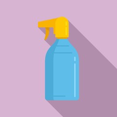 Poster - Sunscreen spray icon. Flat illustration of sunscreen spray vector icon for web design