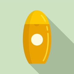 Poster - Safety sun protection cream icon. Flat illustration of safety sun protection cream vector icon for web design