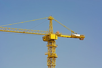 crane on a construction site