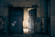 © kolyadzinskaya - Old broken empty abandoned industrial building interior. abandoned factory