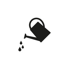 Watering can icon. Irrigation. Vector. Isolated.	