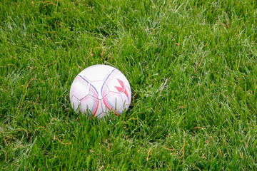 soccer ball on grass