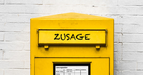 Sticker - Zusage Briefkasten