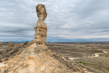 Wall Mural - Tozal de la Cobeta sandstone, Monegros in Huesca, Spain