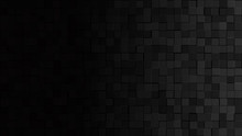 Abstract Background Of Small Squares In Black And Gray Colors With Horizontal Gradient