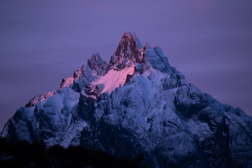 Atardecer Monte Olivia Ushuaia Tierra del fuego