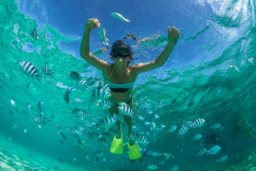 Snorkeling in Mauritius