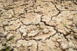 © MirBasar - Cracks in dry soil due to lack of rainfall. Barren soil with cracks