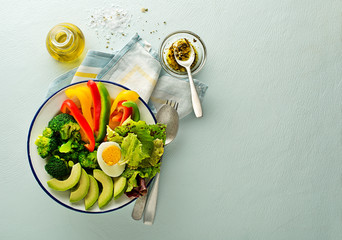 Wall Mural - Salad meal