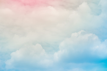 Wall Mural - cloud background with a pastel colour