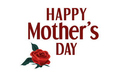 Sticker - Mothers Day Special, Typography for print or use as poster, card, flyer or T Shirt 