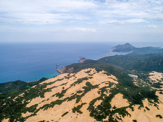 Wall Mural - Aerial of Na Beach at Dam Mon Peninsula, Van Phong Bay, Van Ninh, Khanh Hoa