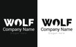 Creative Wolf Logo Design Template vector for company
