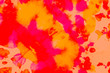 Orange Dirty Art Grunge. Dirty Art Background. Watercolor Print. Authentic Brushed Art.Tie Dye Pattern. Yellow Wet Art Print. Pink Tie Dye Batik. Watercolor Pattern. Brushed Graffiti.