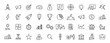 © iiierlok_xolms - Set of 40 Start up web icons in line style. Creative, idea, target, innovation, business, marketing. Vector illustration.
