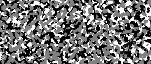Fotografía Black, grey and white Camouflage