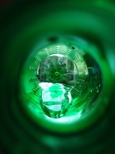 Green Glass Sprite Sphere Wallpaper