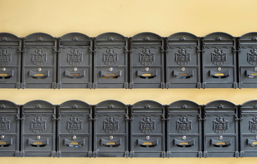 Old Italian mailboxes