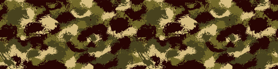  Camouflage background. Seamless pattern.Vector. 迷彩パターン