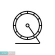 © nasik - Hamster wheel vector icon. Pet animal sign
