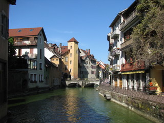 Annecy, France. La petit venice.