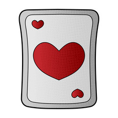 Poster - heart card vector design. digital hand drawn. halftone texture