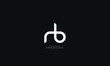 rb Letter Logo Design Icon Vector Symbol