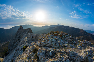 Sticker - Mountain landscape