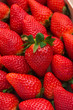 Strawberry. Fresh organic berries macro. Fruit vegan background