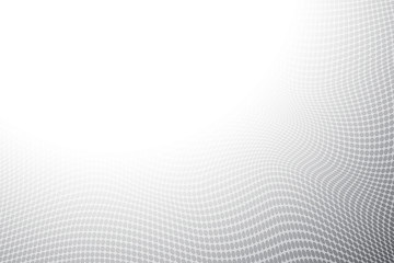 Wall Mural - Geometric dot mesh gradient Background. vector illustration.Gray white color background with mesh of dots or circles. Halftone Dot radial pattern.Vector can be used cover design, book, poster,website