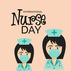 Wall Mural - International Nurse Day.