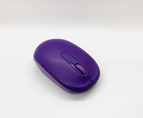 Purple mouse isolated on white background