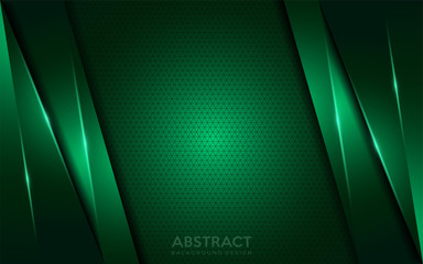 Wall Mural - Modern futuristic green background design. Vector graphic illustration
