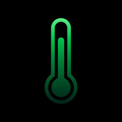 Poster - thermometer sign nolan icon. Simple thin line, outline vector of weather icons for ui and ux, website or mobile application